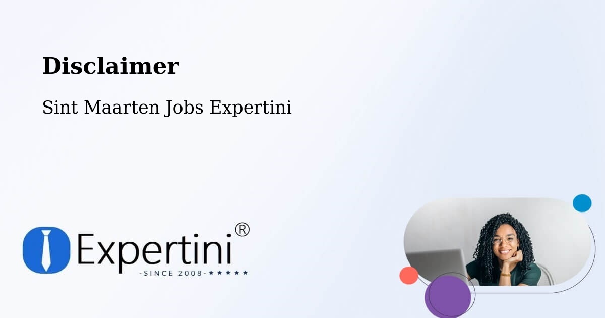 Disclaimer – Trial - Sint Maarten Jobs Expertini
