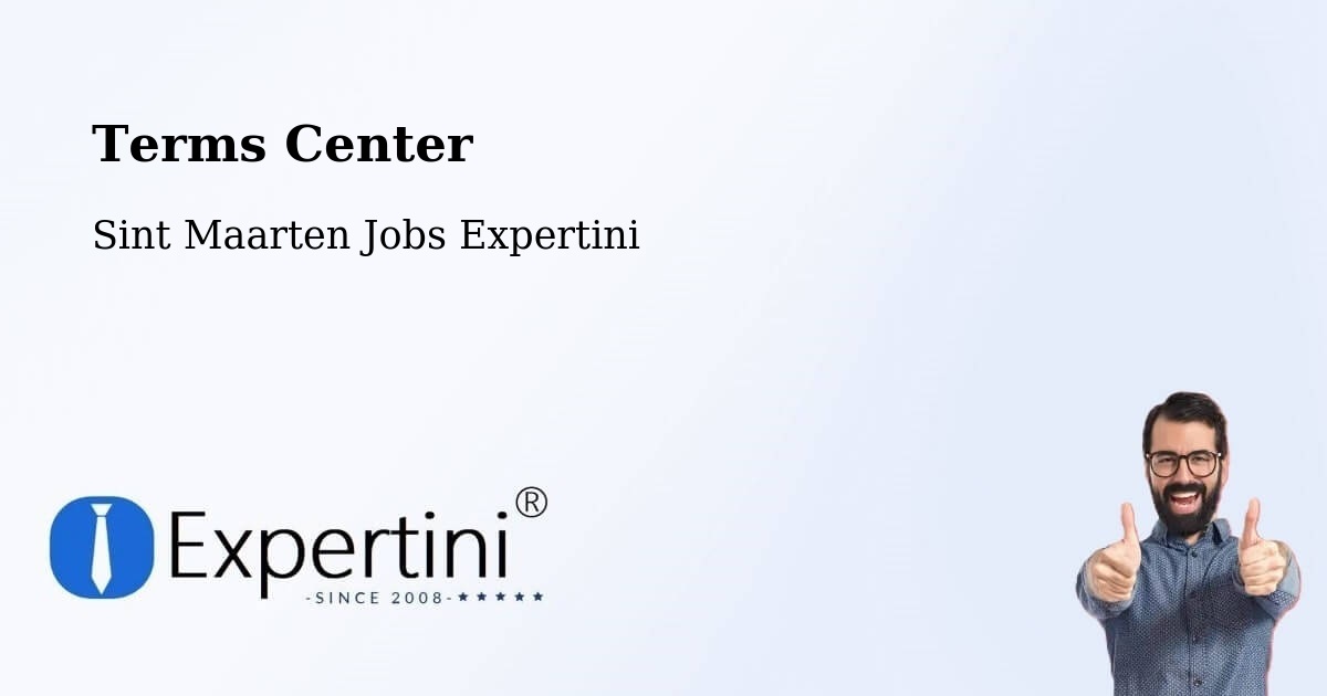 Terms of Service – Trial - Sint Maarten Jobs Expertini